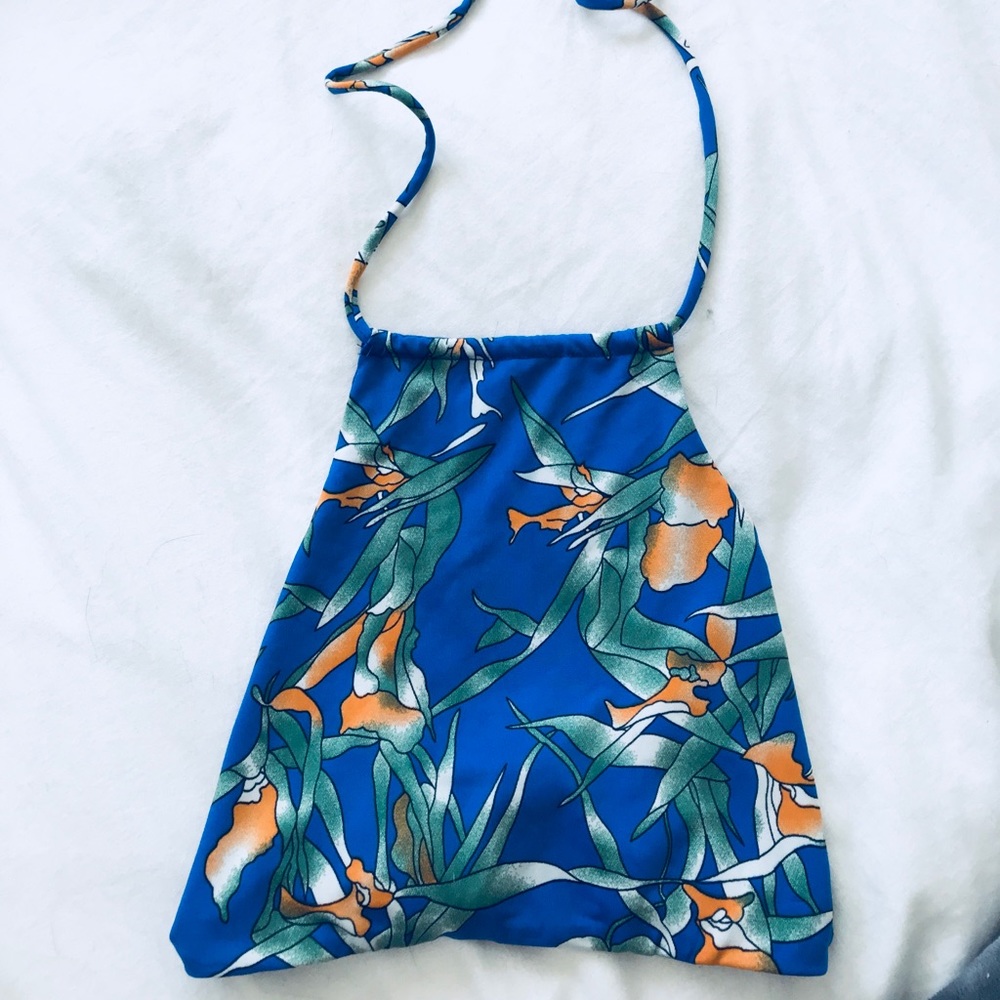 SWIM LIKE A MERMAID FLORAL BATHING SUIT TOP